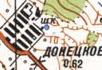 Топографічна карта Донецького