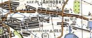 Topographic map of Gannivka
