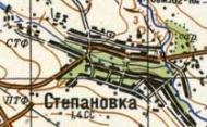Топографічна карта Степанівки