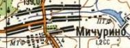 Топографічна карта Мічуріного