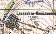 Topographic map of Yelyzaveto-Mykolayivka