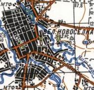 Topographic map of Novosilka