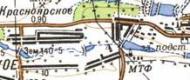 Топографічна карта Красноярського