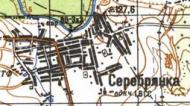Топографічна карта Серебрянка