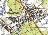 Топографічна карта Дробишевого