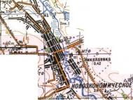 Topographic map of Novoekonomichne