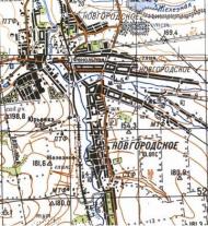 Топографічна карта Новгородського
