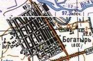 Топографічна карта Багатира