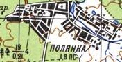 Топографічна карта Полянка