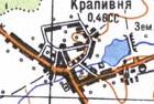 Topographic map of Kropyvnya