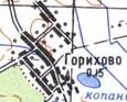 Топографічна карта Горіхового