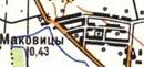 Топографічна карта Маковиців