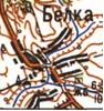 Топографічна карта Білки