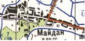 Топографічна карта Майдана
