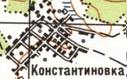 Topographic map of Konstantinovka