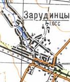 Topographic map of Zarudyntsi