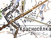 Topographic map of Krasnosilka