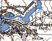 Топографическая карта Карабчиева
