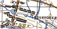 Топографическая карта Турчиновки