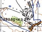 Топографическая карта Паволочки