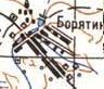 Топографическая карта Борятина