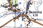 Topographic map of Vilenka