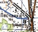 Топографическая карта Песчанки