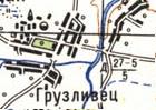 Топографічна карта Грузливця