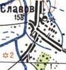 Топографическая карта Славова