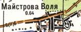 Topographic map of Maystrova Volya