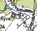 Топографічна карта Луок