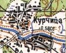 Топографічна карта Курчиці