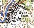 Topographic map of Luchytsya