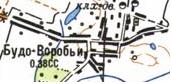 Топографічна карта Будо-Воробь
