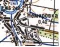 Топографічна карта Немирівки