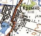 Топографічна карта Кремного
