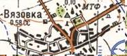 Топографічна карта В'язівки