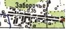 Topographic map of Zaboroche