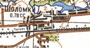 Топографічна карта Шоломок