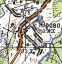 Топографічна карта Юрового