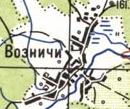 Топографічна карта Возничів