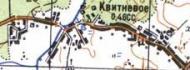 Topographic map of Kvitneve