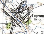 Топографічна карта Торчиного