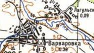 Topographic map of Varvarivka
