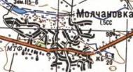 Topographic map of Movchanivka