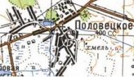 Topographic map of Polovetske
