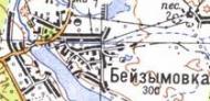 Топографічна карта Бейзимівки
