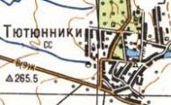 Topographic map of Tyutyunnyky