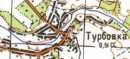 Топографическая карта Турбовки
