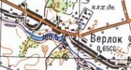 Топографічна карта Верлка